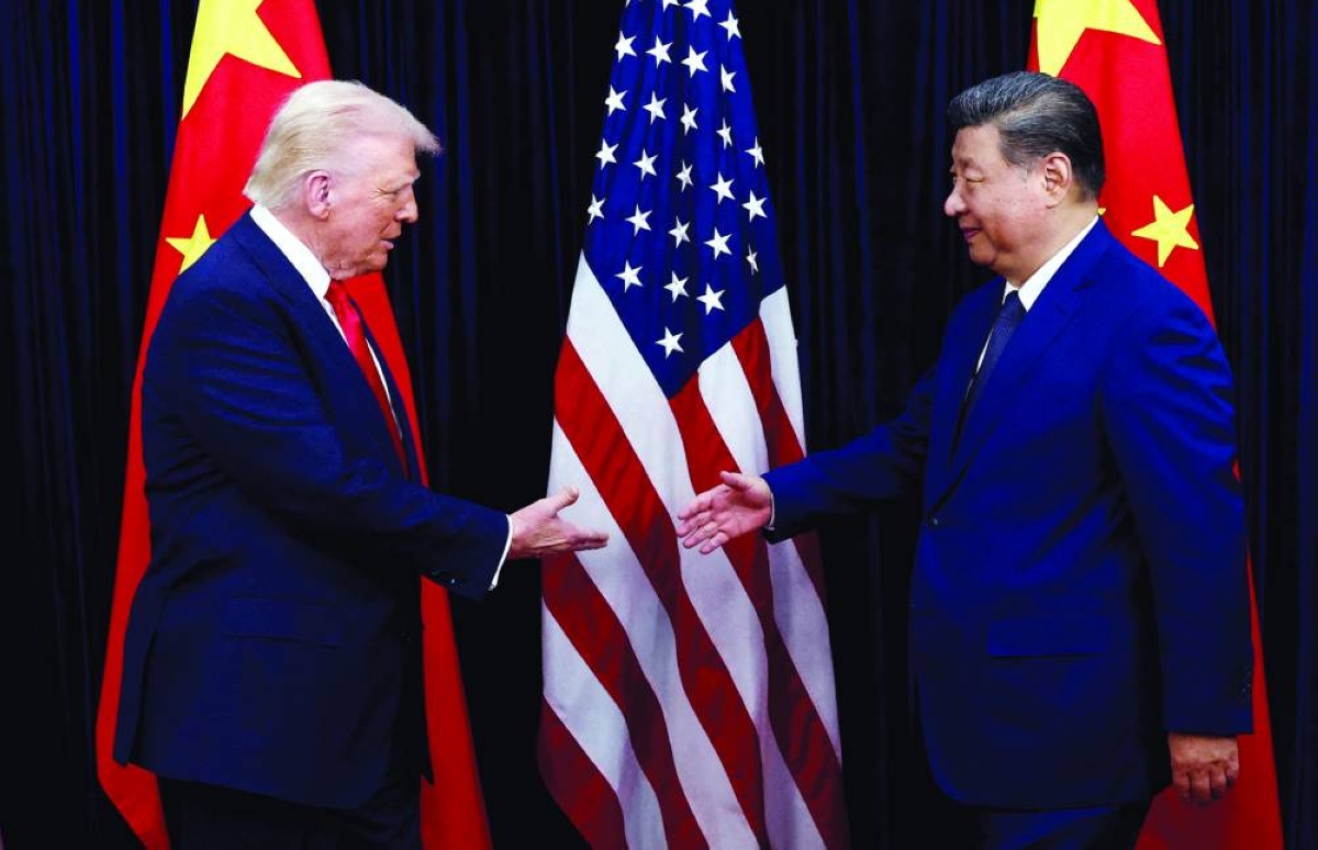 US President Donald Trump with Chinese President Xi Jinping. (Reuters/File photo)