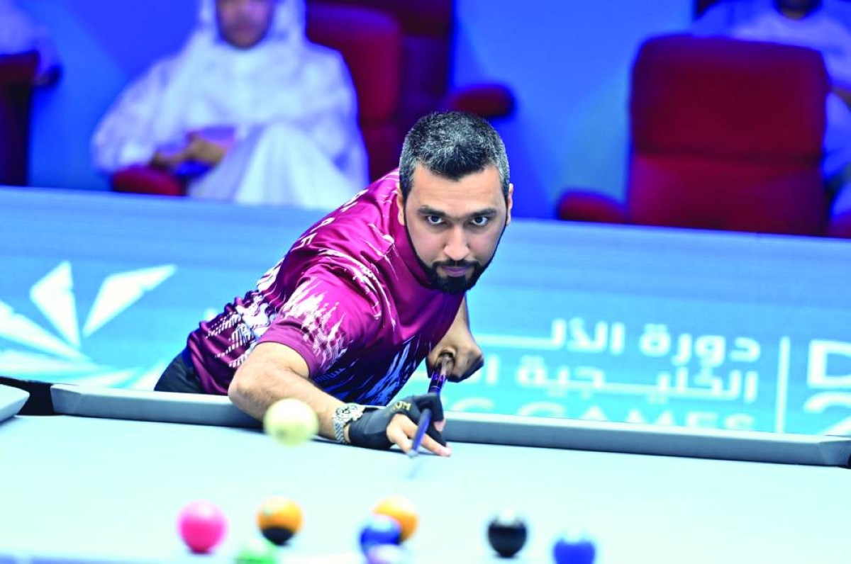 In the men’s 10-ball singles billiards, Qatar’s Ali al-Obaidali settled for silver after losing 5-7 to Saudi Arabia’s Mohammed Baabad in the final at the Qatar Billiards and Snooker Federation Hall.