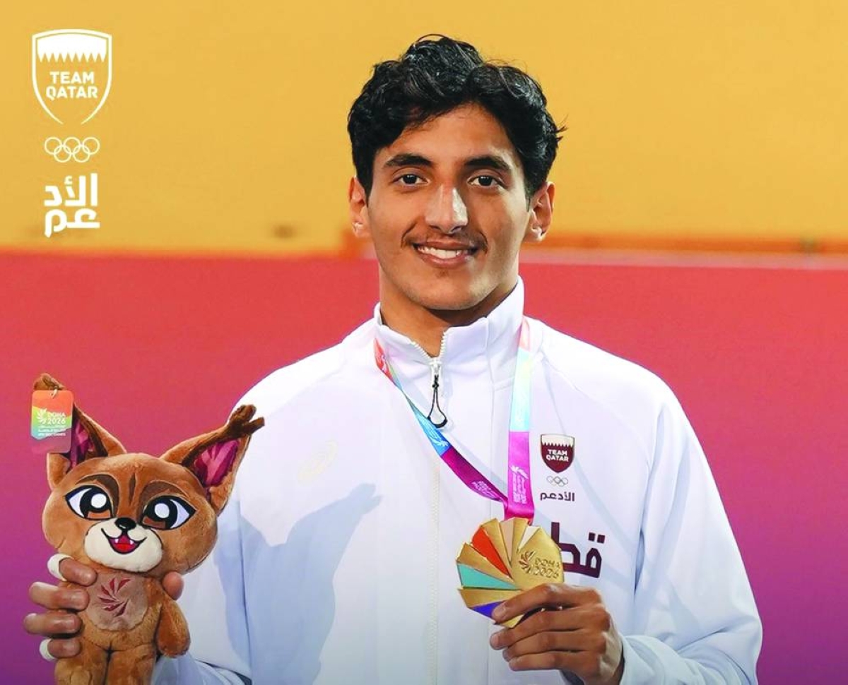 Ali Owaida defeated compatriot Khaled Hussein in the men’s foil final as Qatar secured both gold and silver in the event.