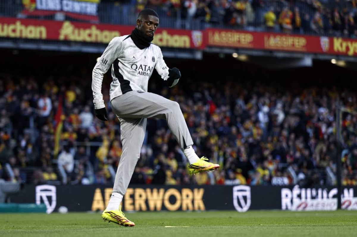 Ballon d’Or holder Ousmane Dembele.
