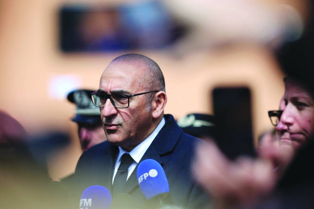 France's Interior Minister Laurent Nunez addresses the press in the Port-Boyer neighbourhood in Nantes, western France, on May 15, 2026, a day after a shooting in a building of a residential complex killed a 15-year-old and injured two other minors. A teenager of about fifteen was shot and killed on the evening of May 14, and two other minors were wounded in a working-class neighborhood of Nantes, which had already been hit by deadly shootings linked to drug trafficking at the end of April. The shooting occurred around 7:30 p.m. in an apartment building, and the suspected shooters, who arrived on a motorcycle, fled the scene, according to multiple sources close to the investigation. The deceased teenager was shot in the heart, these sources confirmed. The two wounded teenagers, who were taken to the hospital, are not in life-threatening condition, according to a source close to the investigation. They are reportedly 13 and 14 years old. (Photo by FRED TANNEAU / AFP)
