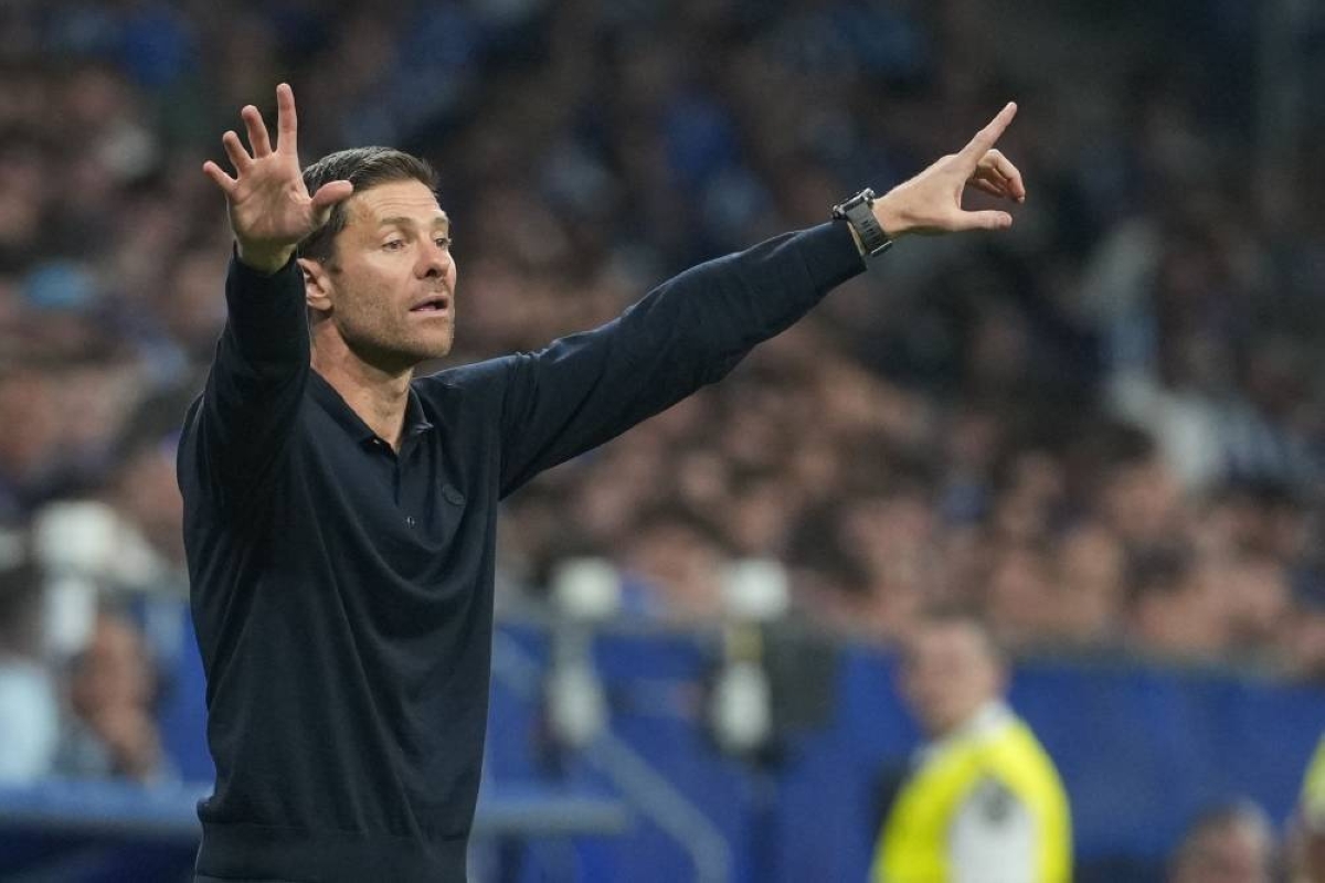 Xabi Alonso rose to prominence as one of Europe's brightest coaches by guiding Bayer Leverkusen to an unbeaten German league and cup double in the 2023/24 season. However, he lasted just seven months in the Real Madrid hotseat.(AFP)