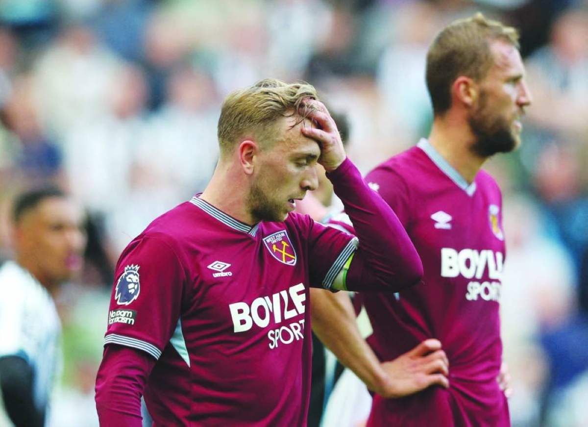 West Ham's only hope of survival is if they beat Leeds on the final day and Tottenham lose to both Chelsea and Everton.(Reuters)