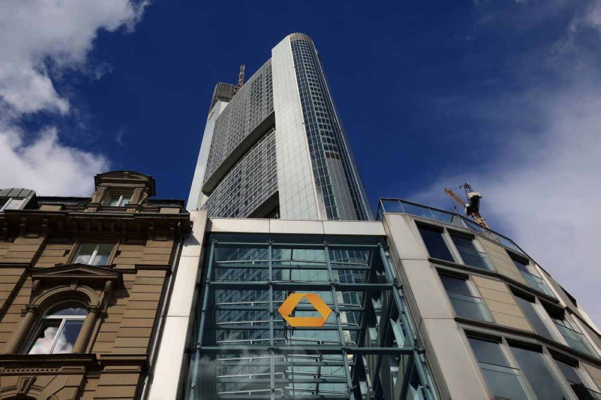 The Commerzbank AG headquarters in Frankfurt. Commerzbank dismissed UniCredit’s $43bn takeover bid as too low and urged investors to spurn it, further ratcheting up the heat in the 19-month-long takeover saga.