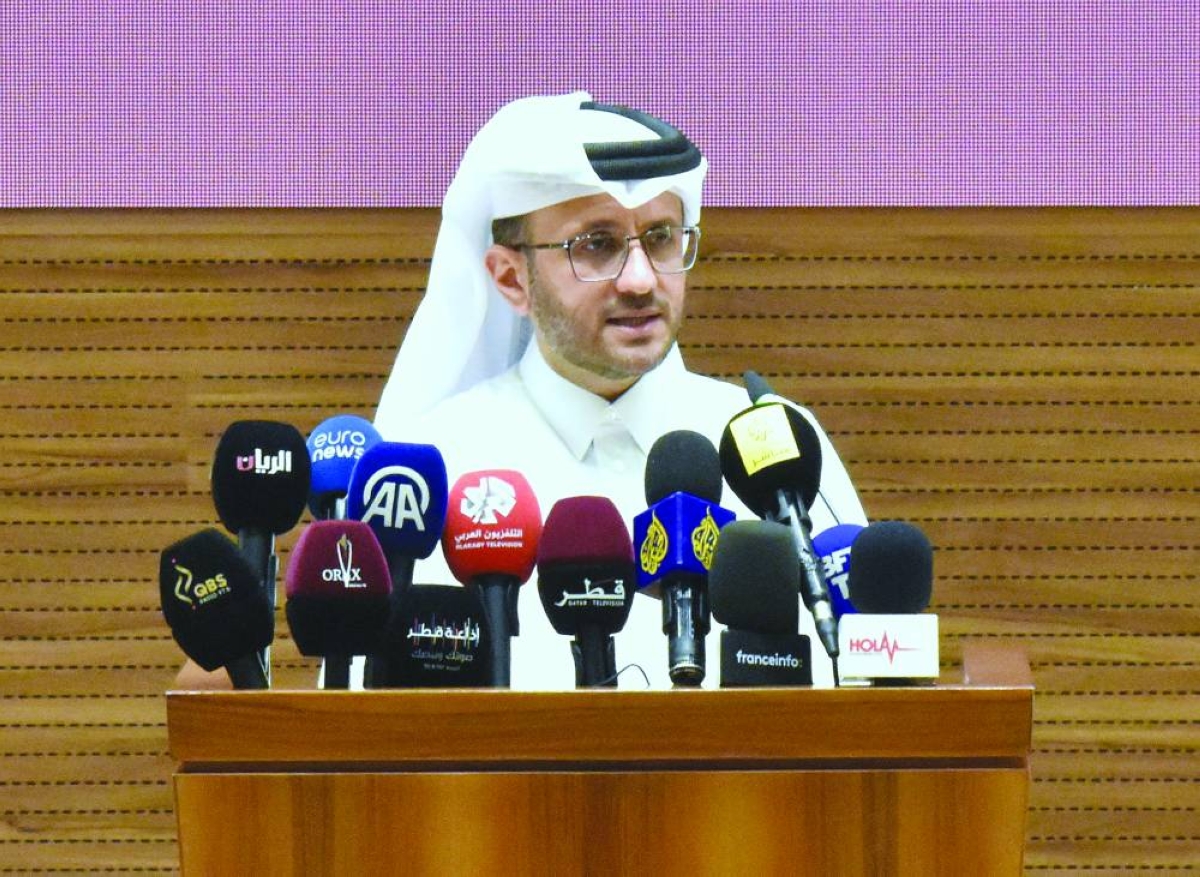 His Excellency Dr Majed bin Mohammed al-Ansari, Adviser to the Prime Minister and Official Spokesperson for the Ministry of Foreign Affairs. 
PICTURE: Thajudheen.