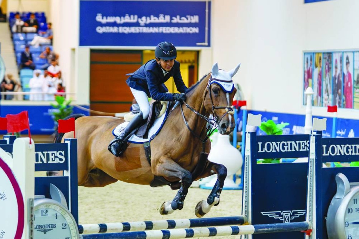 Alqaqaa bin Tamim bin Hamad al-Thani rode Bon Suela to victory after producing two clear rounds.