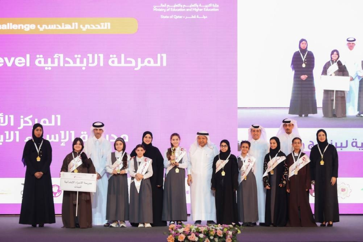
The Al Faisal Without Borders Foundation, led by HE Sheikh Faisal bin Qassim al-Thani, honours winning school teams of the “Destination Imagination” programme for the 2025/2026 academic season. 
