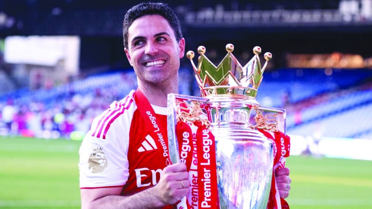 Arteta says English title can inspire Arsenal to Champions League glory