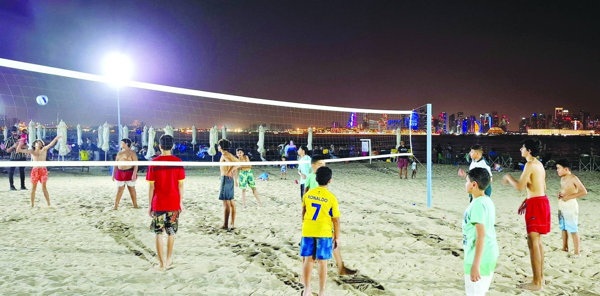 Eid’s all fun and games at 974 Beach