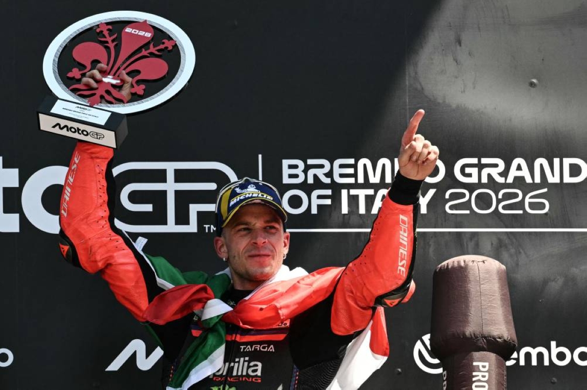 Bezzecchi spoils Ducati's centenary party with Italian Grand Prix victory
