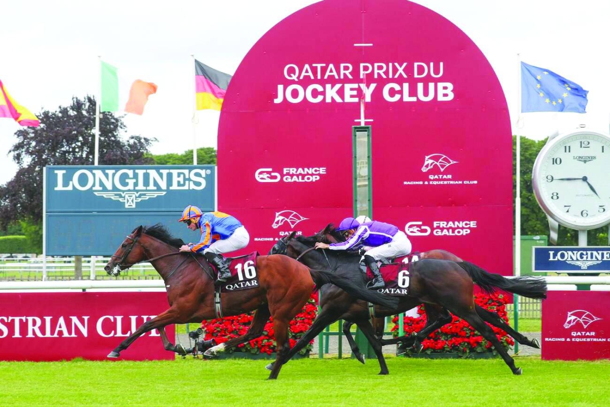 Constitution River claims Qatar Prix du Jockey Club Group 1 contest