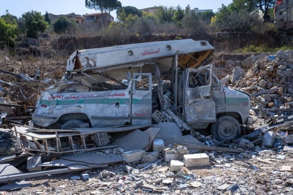 Lebanon says Israeli strike on ambulance in south kills two paramedics