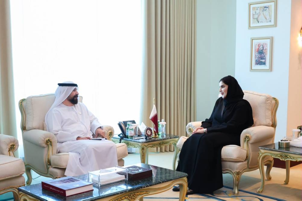 Minister of State for International Cooperation Meets UAE Ambassador