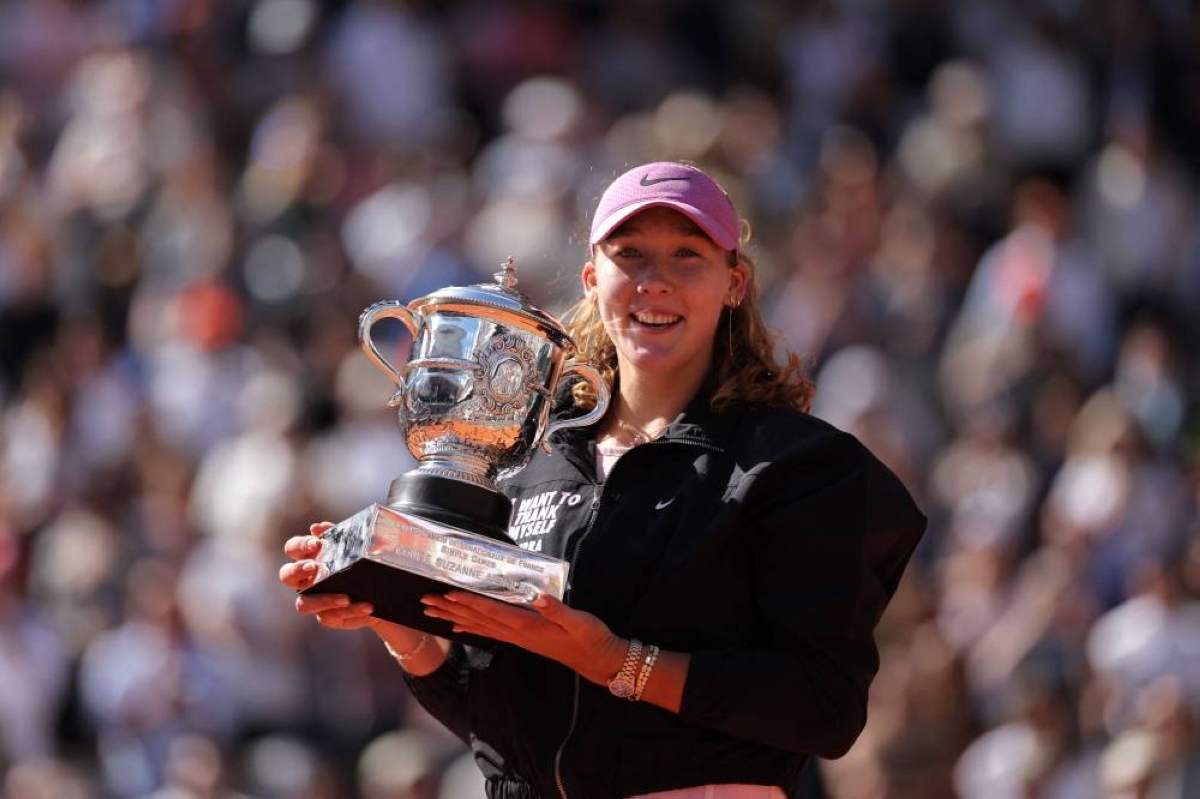 Andreeva wins first Grand Slam title at French Open