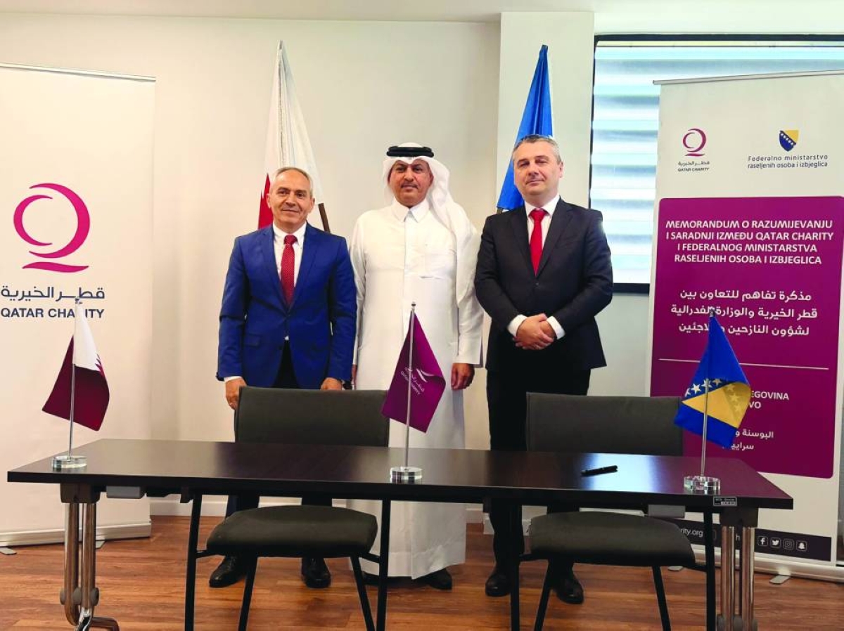 Qatar Charity signs MoU with Bosnian ministry to support returnees