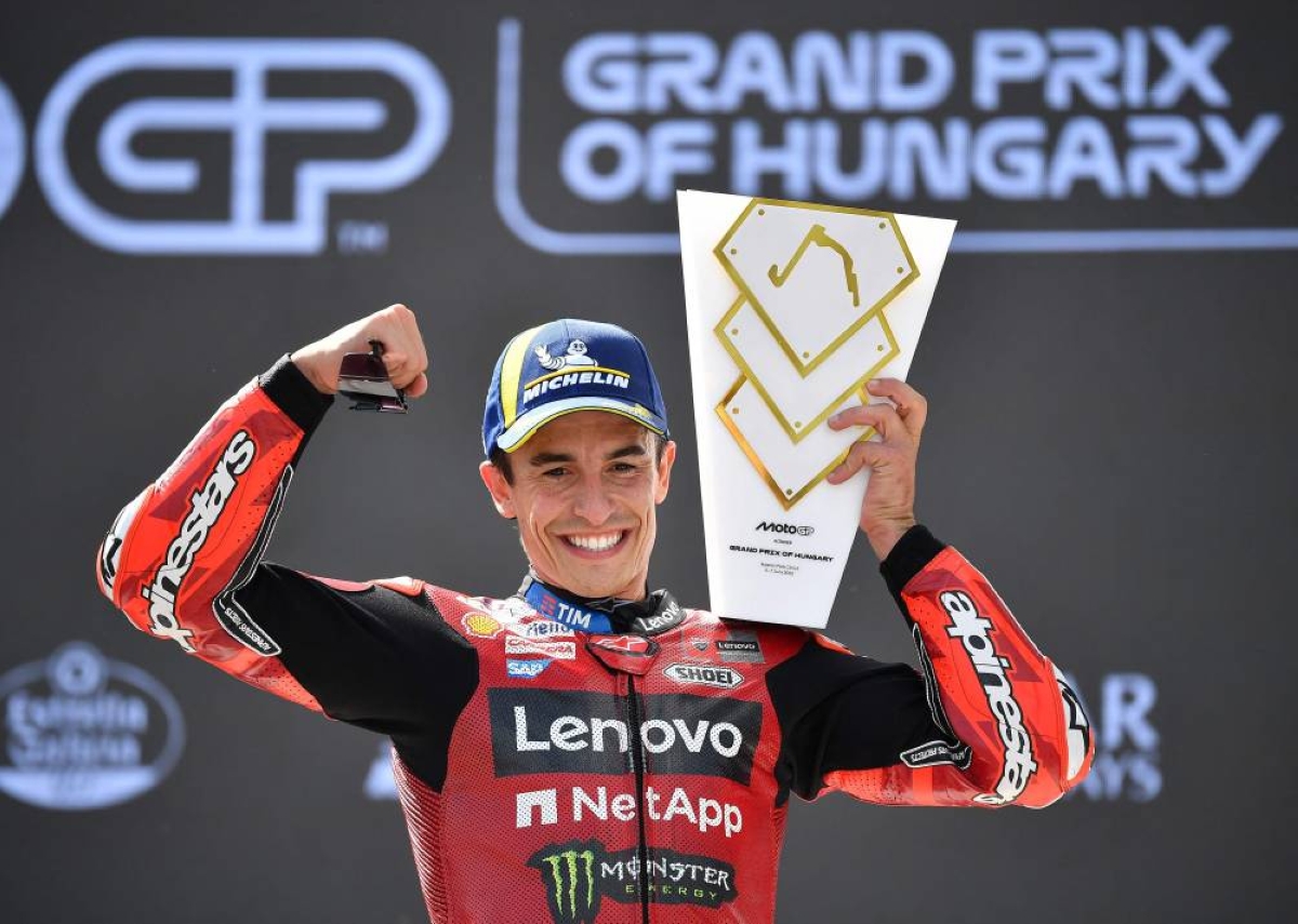 Marc Marquez wins Hungarian MotoGP for weekend sweep