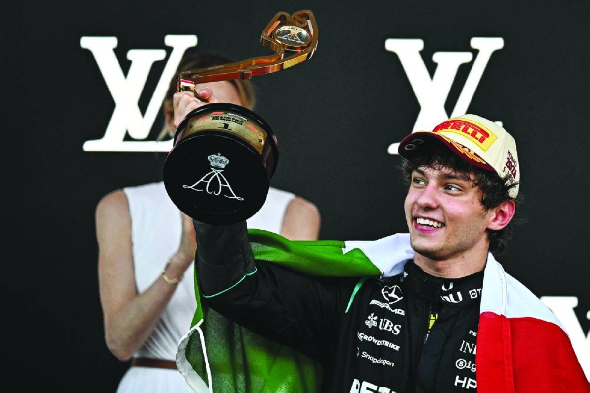 Antonelli wins fifth straight in interrupted Monaco GP