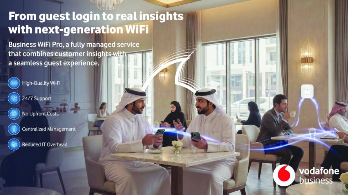 Vodafone Qatar launches Business WiFi Pro