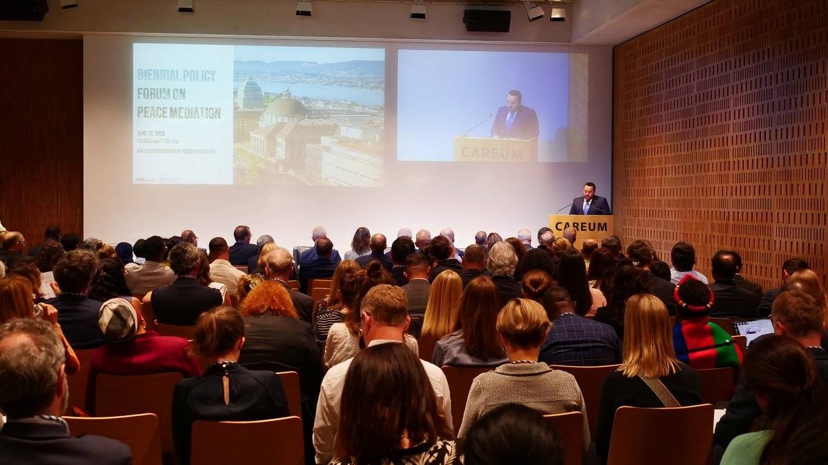 Minister of State at Ministry of Foreign Affairs highlights Int'l mediation challenges at Zurich Forum