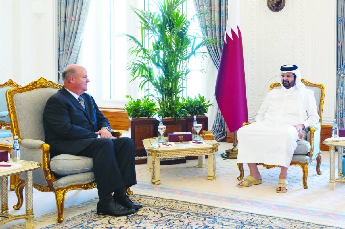 HH the Deputy Amir meets ConocoPhillips chairman