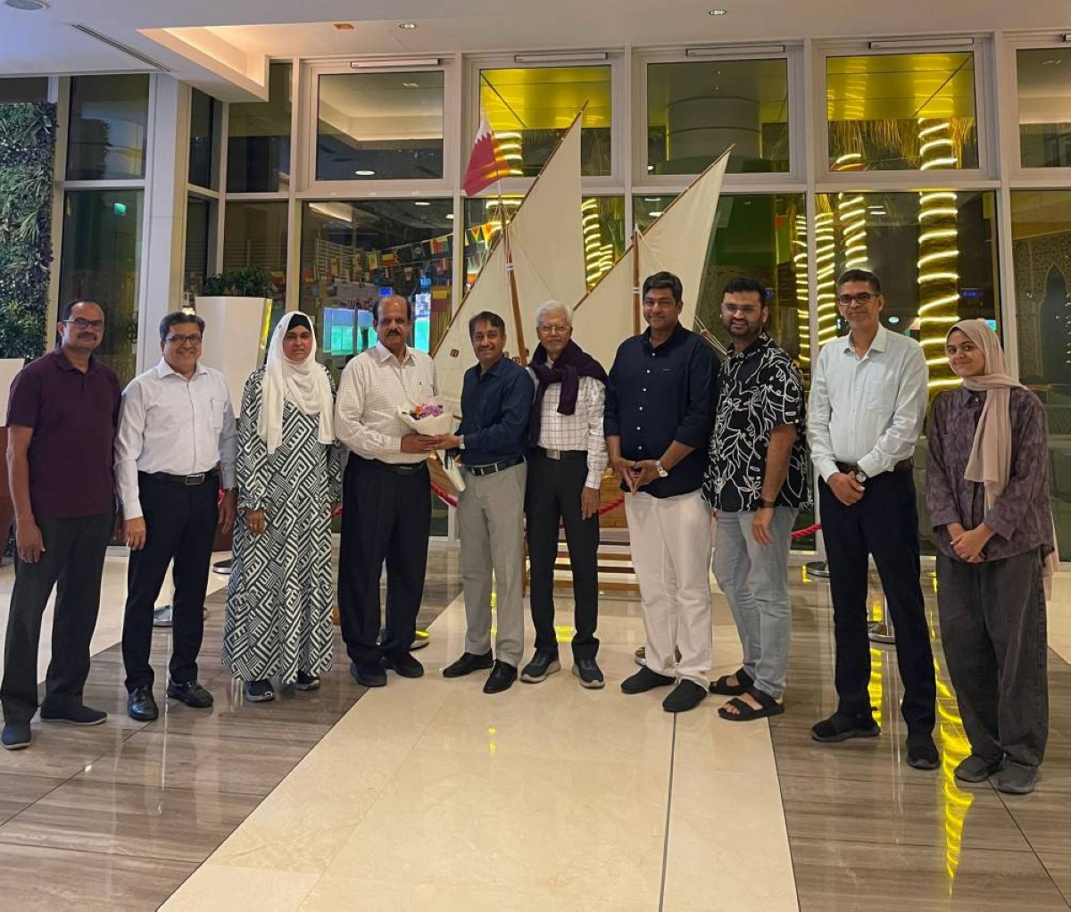 NIARC Qatar welcomes Bahrain patron in Doha
