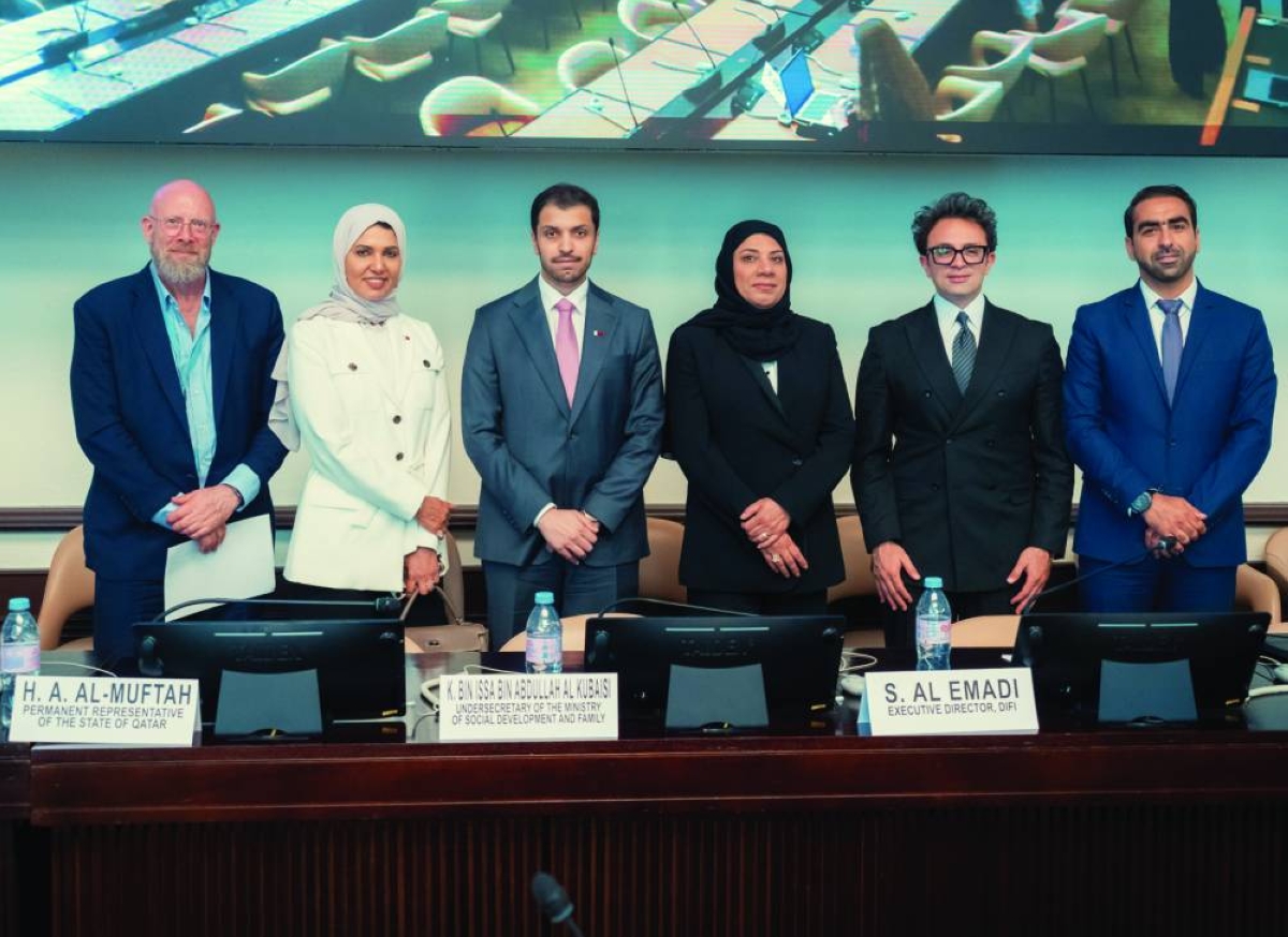 Qatar hosts side event on family well-being in times of conflict