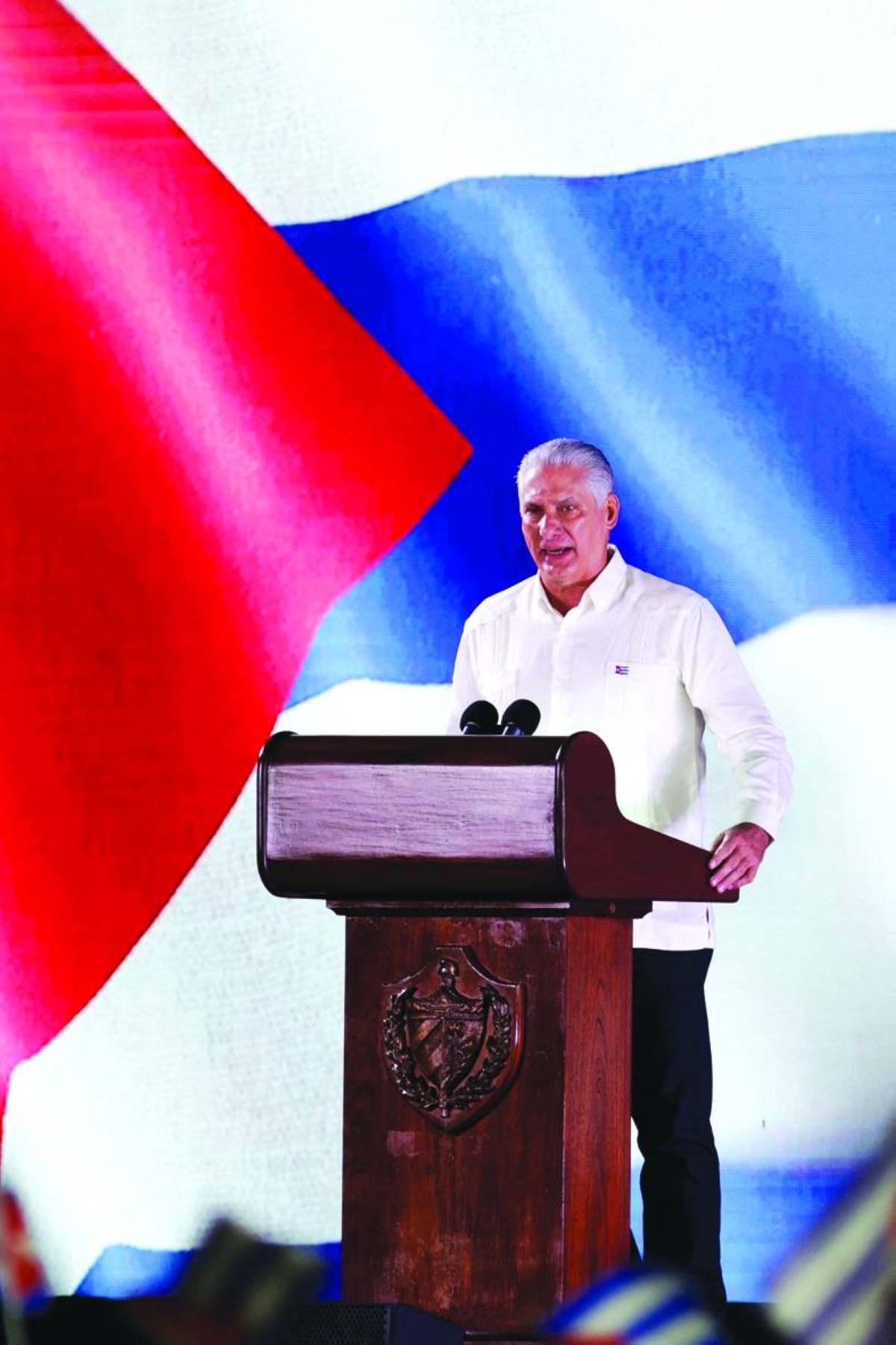 Cuban president blames US for ‘political genocide’ over sanctions