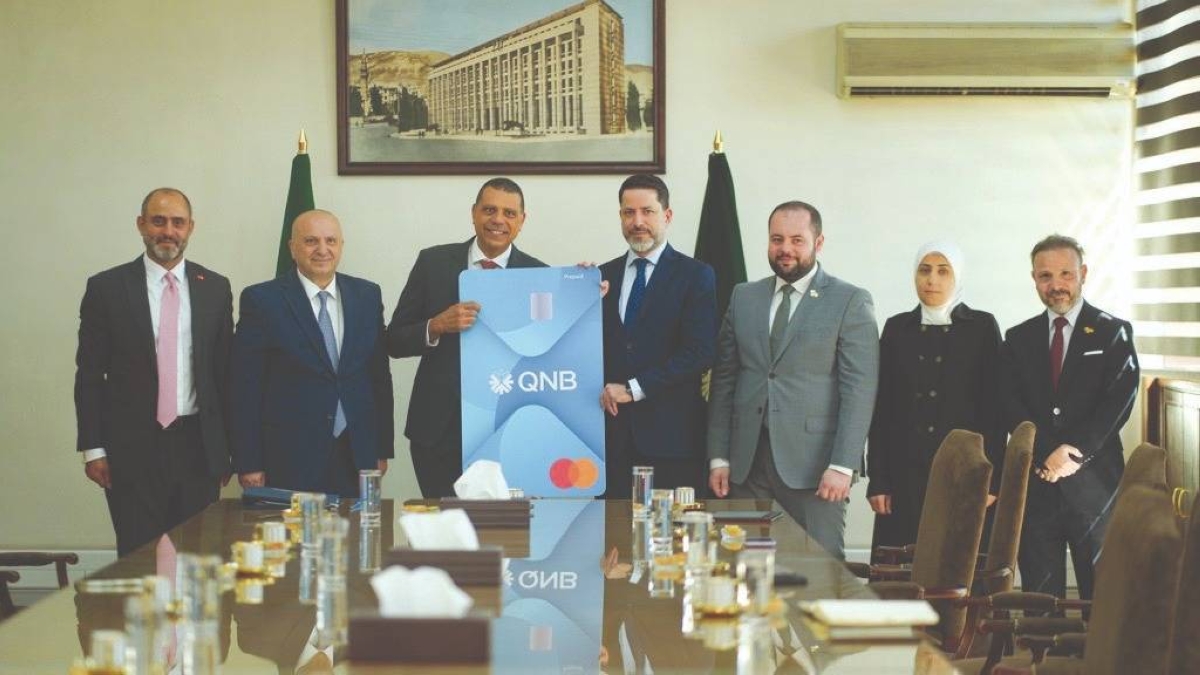 QNB Group, Mastercard issues 1st internationally accepted payment card in Syria