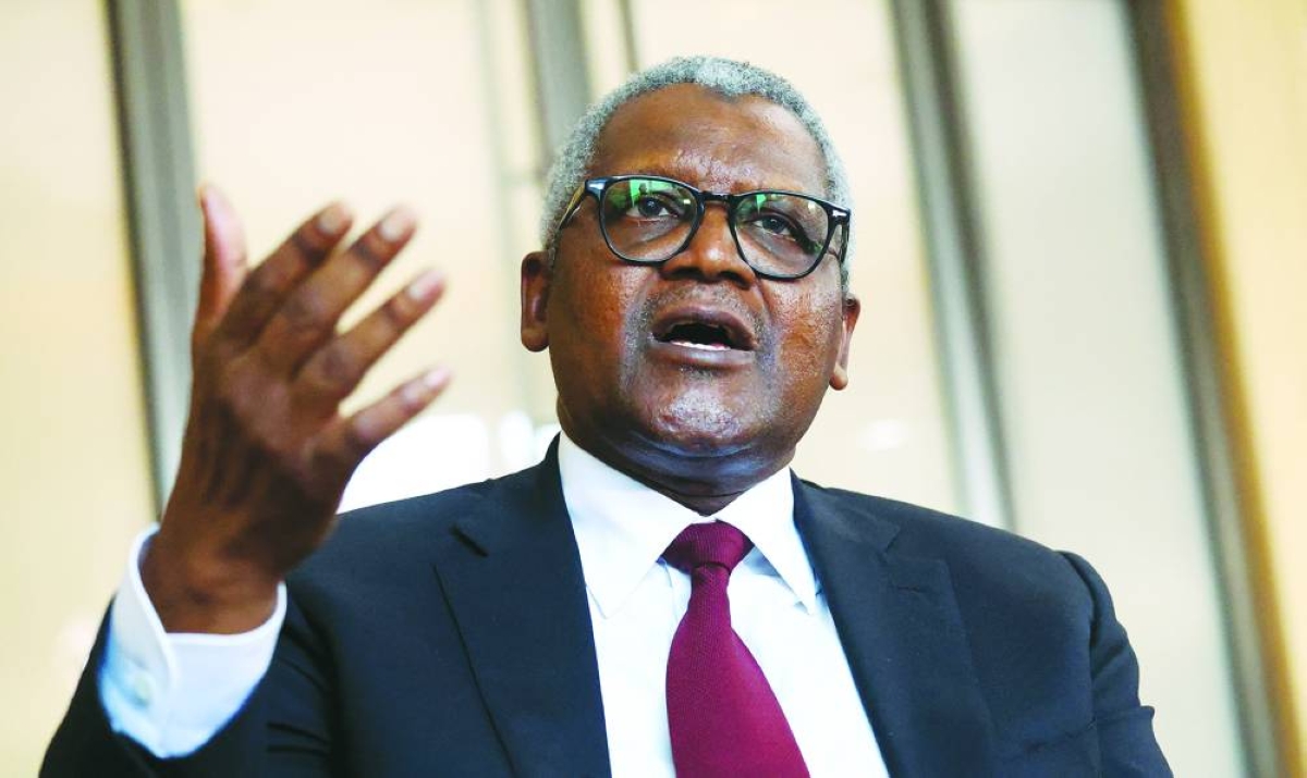Africa will be mostly self-sufficient in fuel by 2030, says Dangote