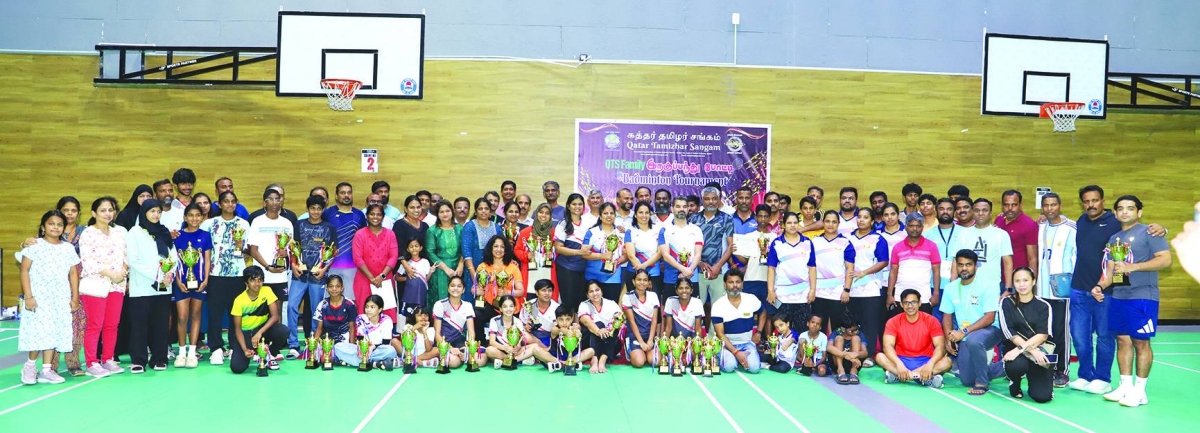 Qatar Tamizhar Sangam hosts family badminton tourney