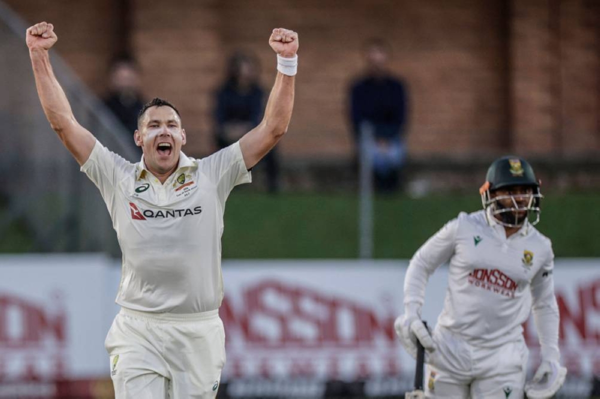 South Africa close on 97-5 as Australian paceman Boland strikes in ...