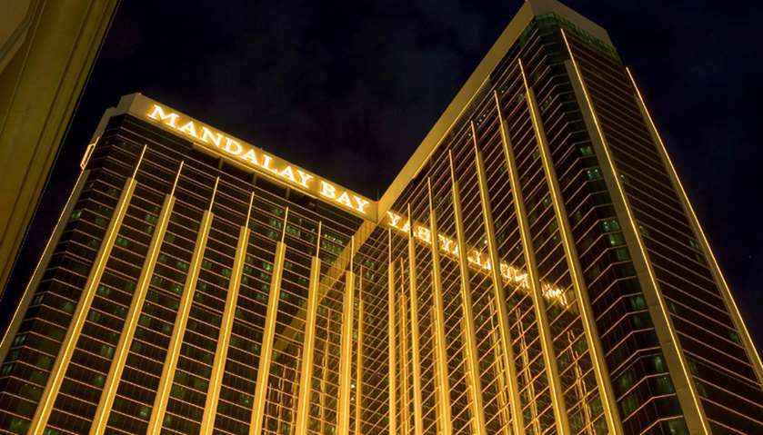 The Mandalay Bay Resort and Casino in Las Vegas, Nevada