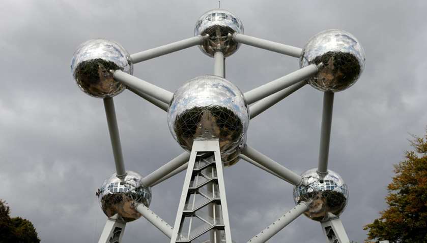 Atomium, a 102-metre-tall structure designed for Expo 58 in the form of a crystal of iron