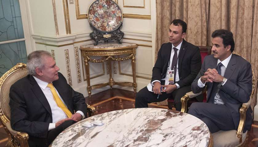 His Highness the Amir Sheikh Tamim bin Hamad al-Thani\'s Peru visit