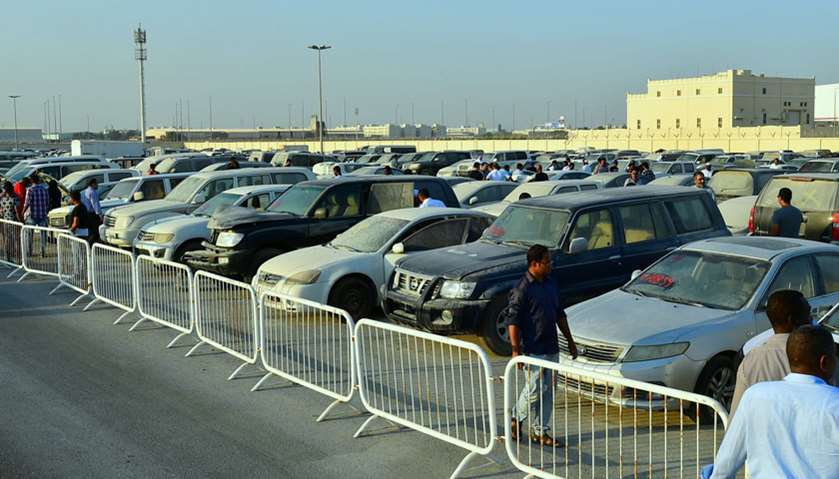 The public auction of impounded vehicles in Industrial Area