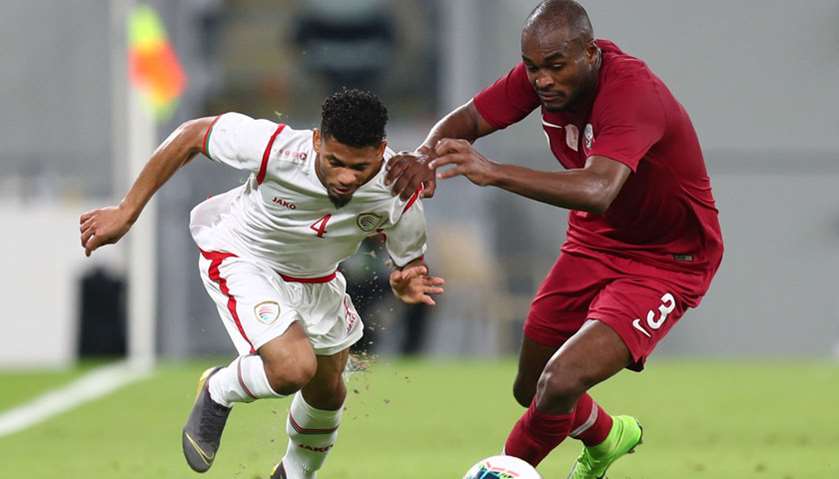 World Cup 2022 Asian qualifying match between Qatar and Oman at Janoub Stadium
