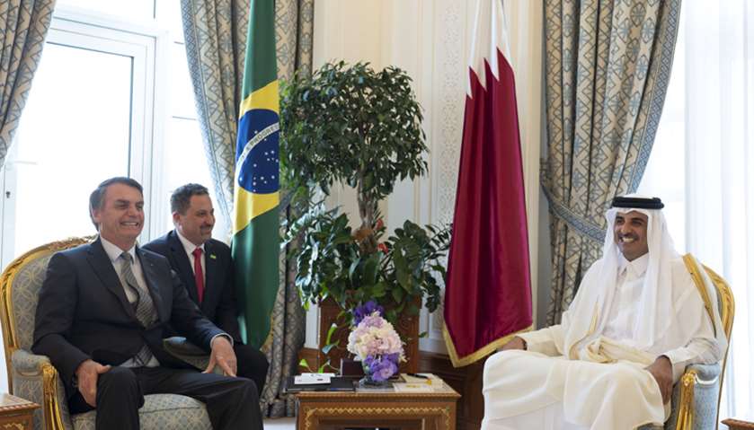 Amir holds talks with Brazilian president
