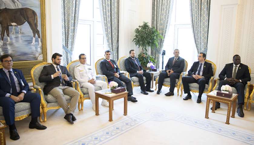 Amir holds talks with Brazilian president