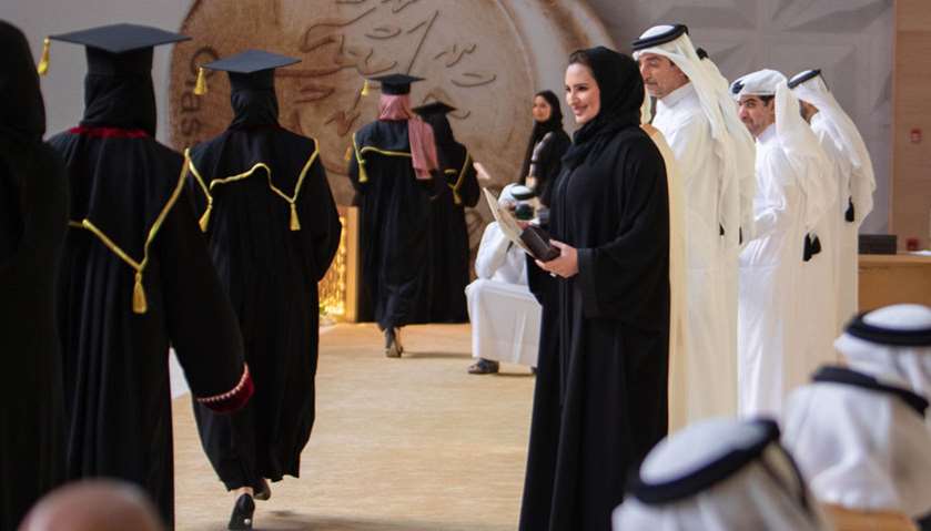Sheikha Jawaher Honors Qatar University Female Graduates