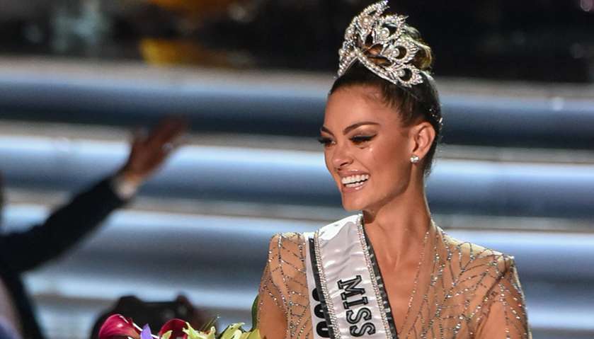 Newly crowned Miss Universe, Miss South Africa 2017 Demi-Leigh Nel-Peters