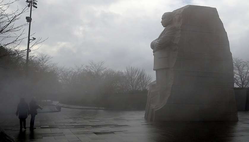 Near the Martin Luther King Jr. memorial, Washington, DC, US