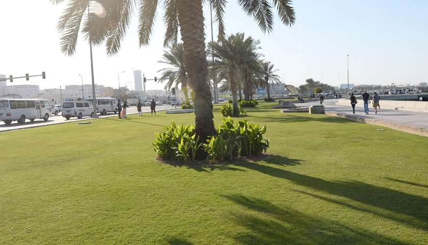 Views of  the Doha Corniche Landscape. PICTURES by Shaji Kayamkulam