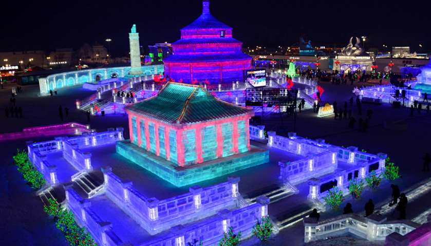 The Harbin Ice and Snow Sculpture Festival attracts hundreds of thousands of visitors annually