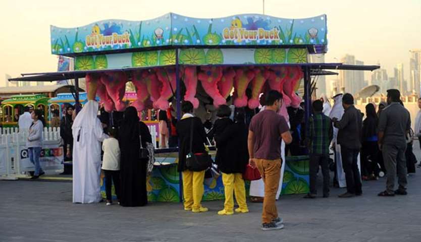Visitors are turning up in large numbers to enjoy the festival attractions