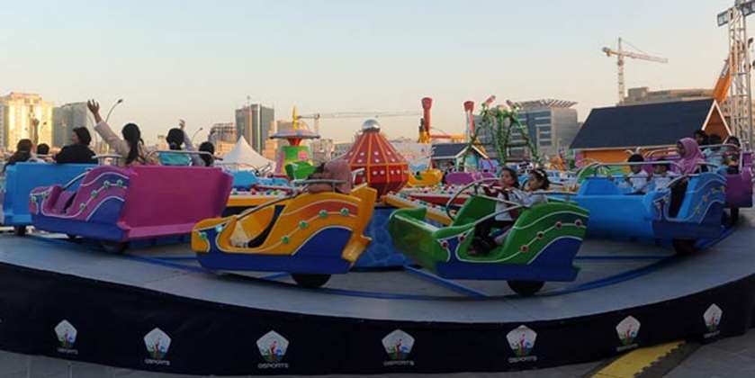 Organisers have lined up various rides at the Spring Festival