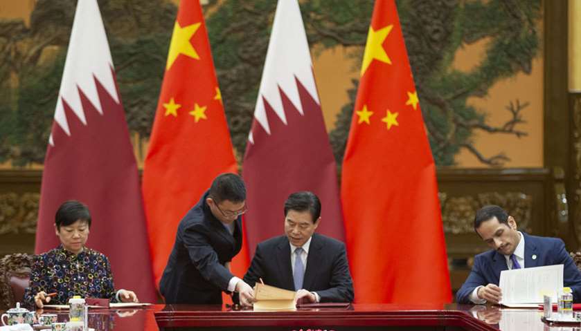 His Highness the Amir visits China