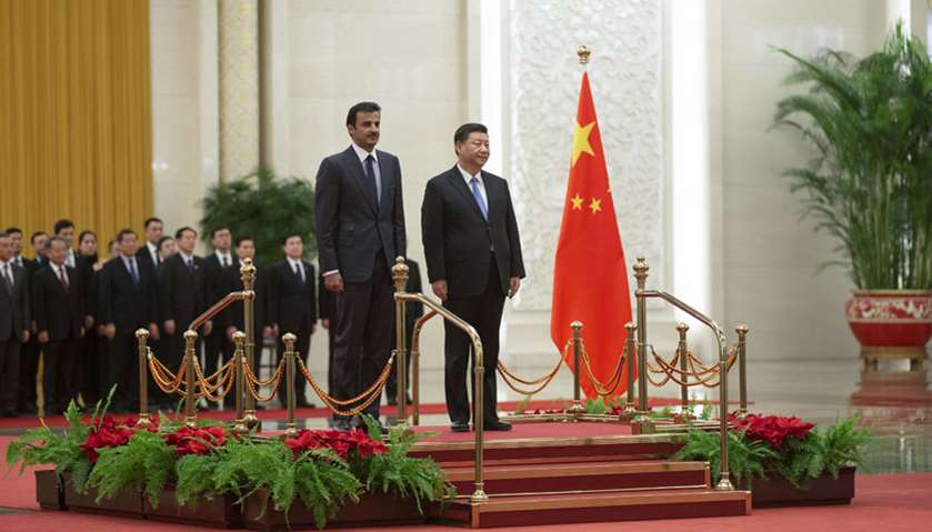 His Highness the Amir visits China