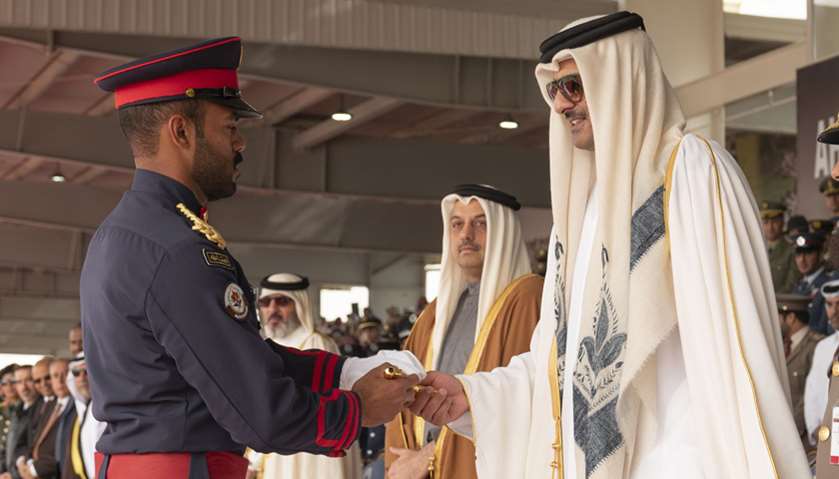 Amir attends military college graduation