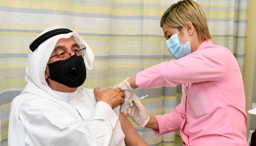 Qatar starts giving second dose of Pfizer Vaccine. PICTURES: Ram Chand