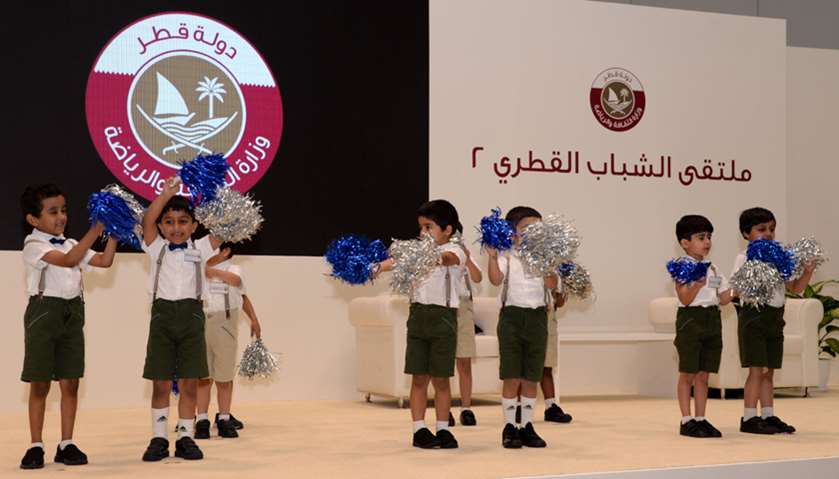 Children of different ages seen participating in cultural shows